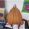 Women's Trendy Canvas Drawstring Backpack - Cool, Stylish, Simple Design for Students