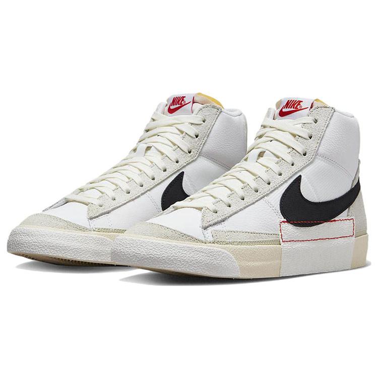 New Nike Blazer Mid 77 Pro Club White Black Light Bone Summit White DQ7673-100