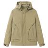 Men's Spring and Autumn Jacket Solid Color Cotton Hooded Windbreaker Outdoor Sports Jacket Men's Jacket