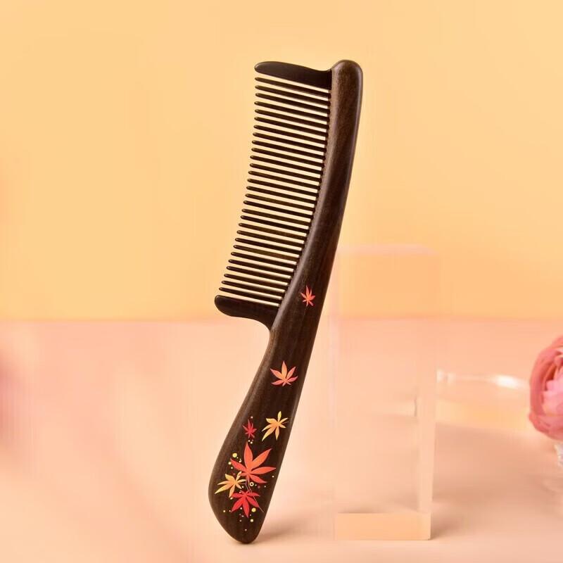 Tan Mujiang Inlaid Tooth Comb Set