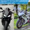 Motorcycle CBR 650 R Windshield Fairing Windscreen Screen Viser Visor Wind Deflector fit for Ho&n&da CBR650R CBR 650R Accessories 2019-2025 (Black