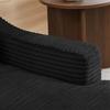Divano Senza Schienale, Sedia a Sdraio Pigra Minimalista Moderna in Velluto a Coste, Design a Doppio Strato, Espandibile in Letto