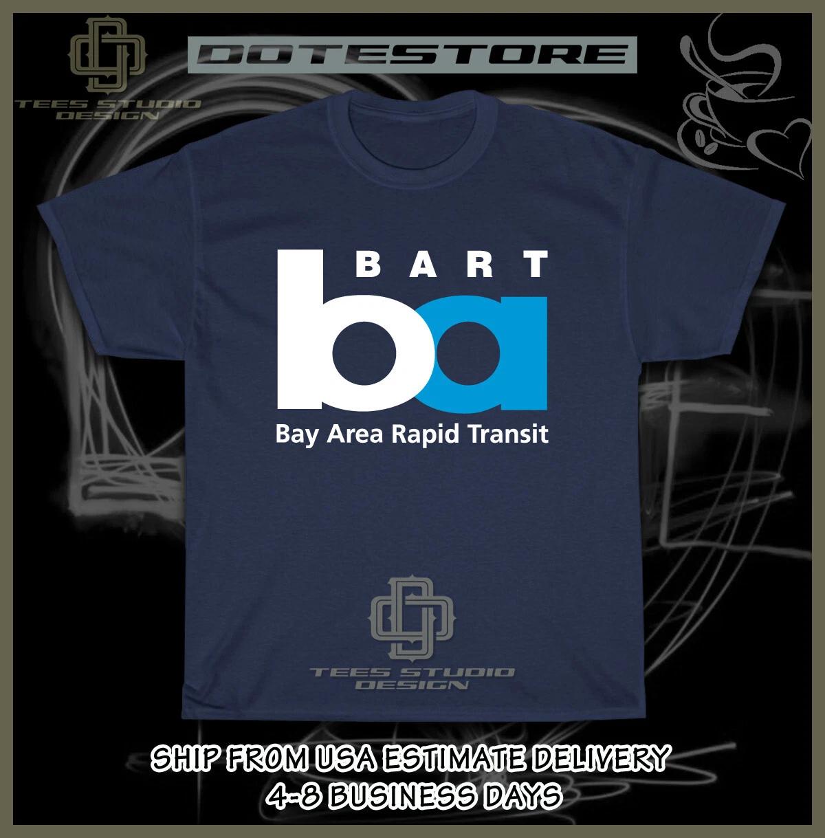 New Bay Area Rapid Transit Logo Men s T-Shirt American Dotees Tee Shirt XXXXL