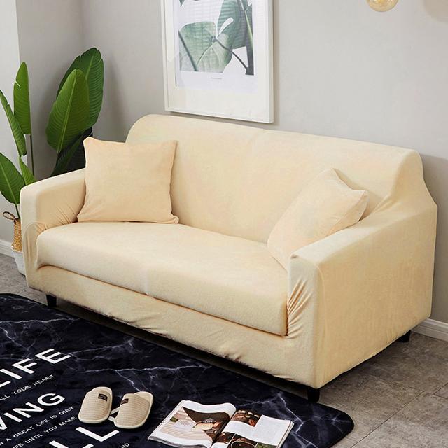 Plush Fabirc Sofa Cover Thick Slipcover Couch Sofacovers Stretch Elastic Cheap Sofa Covers Towel Wrap Covering