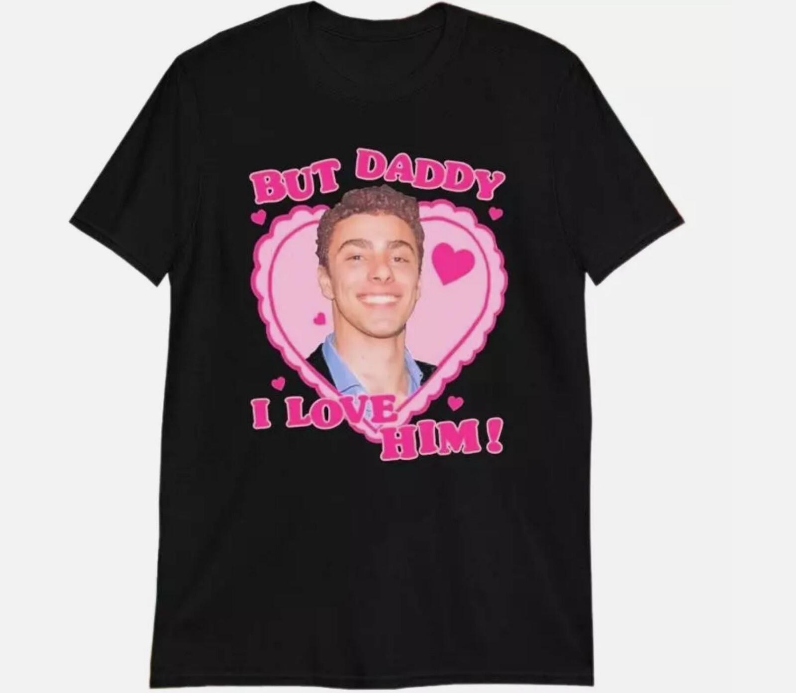 Luigi Mangione But Daddy I Love Him Hearts 2024 T-Shirt Mens Womens Tees Top M