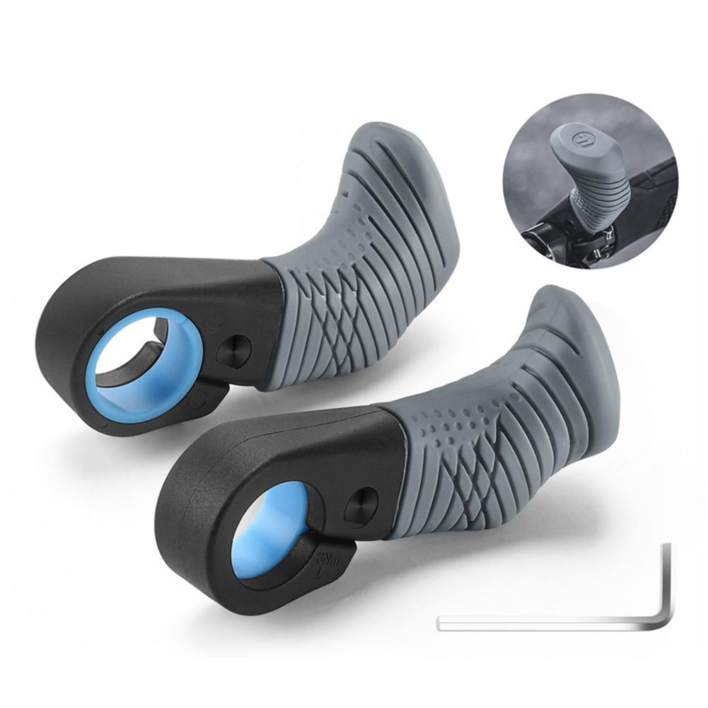 1 Pair Mountain MTB Bicycle Bar Ends Ergonomic Mini Thumb Grips 22mm Mountain Bike Handlebar Nylon Inner Bar Cover Cycling Parts