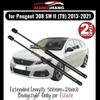 2pcs Rear Tailgate Damper for Peugeot 308 SW II (T9) Estate 2013- Tailgate WITH SPRING Trunk Boot Gas Charged Gas Struts
