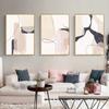 Abstract Beige Marble Geometric Graphics Canvas Paintings Poster Print Wall Art Giclee Artwork for Wall Living Room Home Decor
