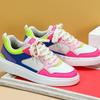 Classic Board Shoes Women Fashion PU Leather Sneakers Men Trendy Flats Casual Versatile Platform Shoes Lace-up Casual Trainers