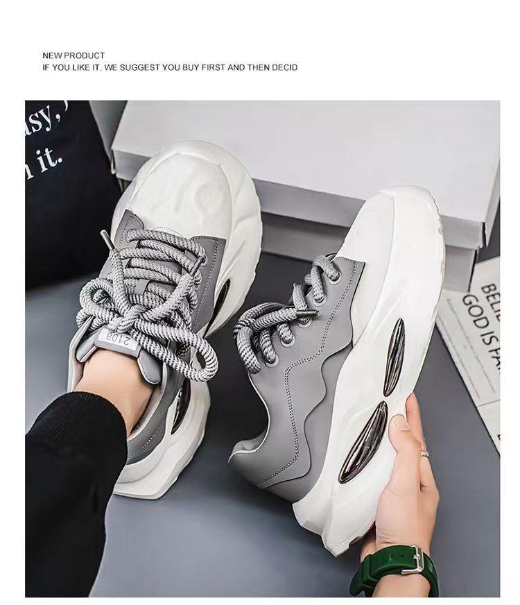 Men's 2025 Autumn Casual Height-Boosting Dad Sneakers with Thick Soles