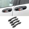 Carbon Fiber 4X Exterior Door Handle Cover Trim For Toyota Sienna 2021 2022 2023