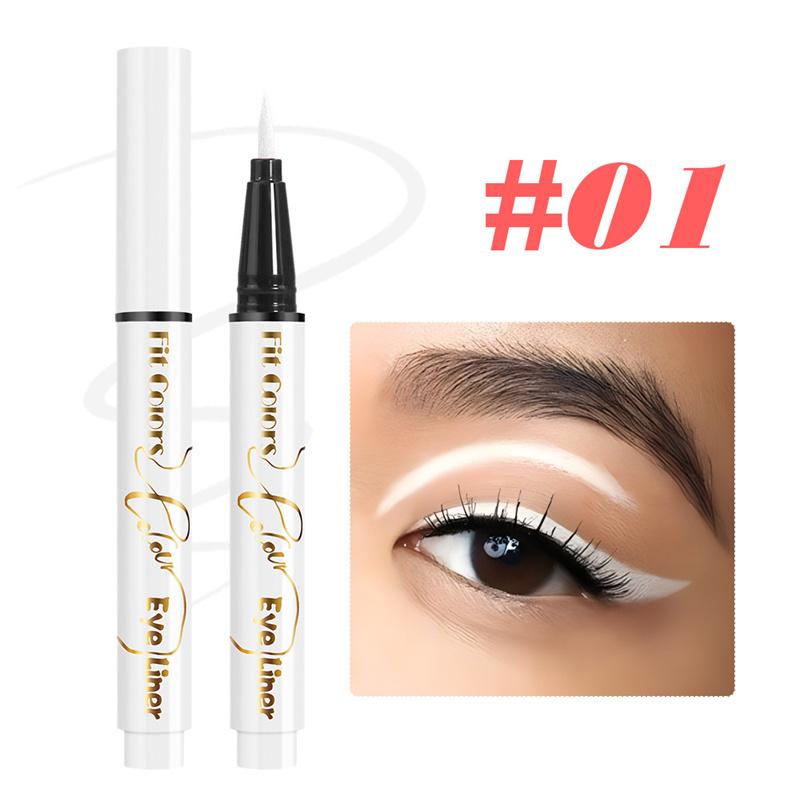 

12-цветная УФ-флуоресцентная водостойкая подводка для глаз, дышащая, блестящая, для лица, тела, макияж для праздника, сцены и вечеринки