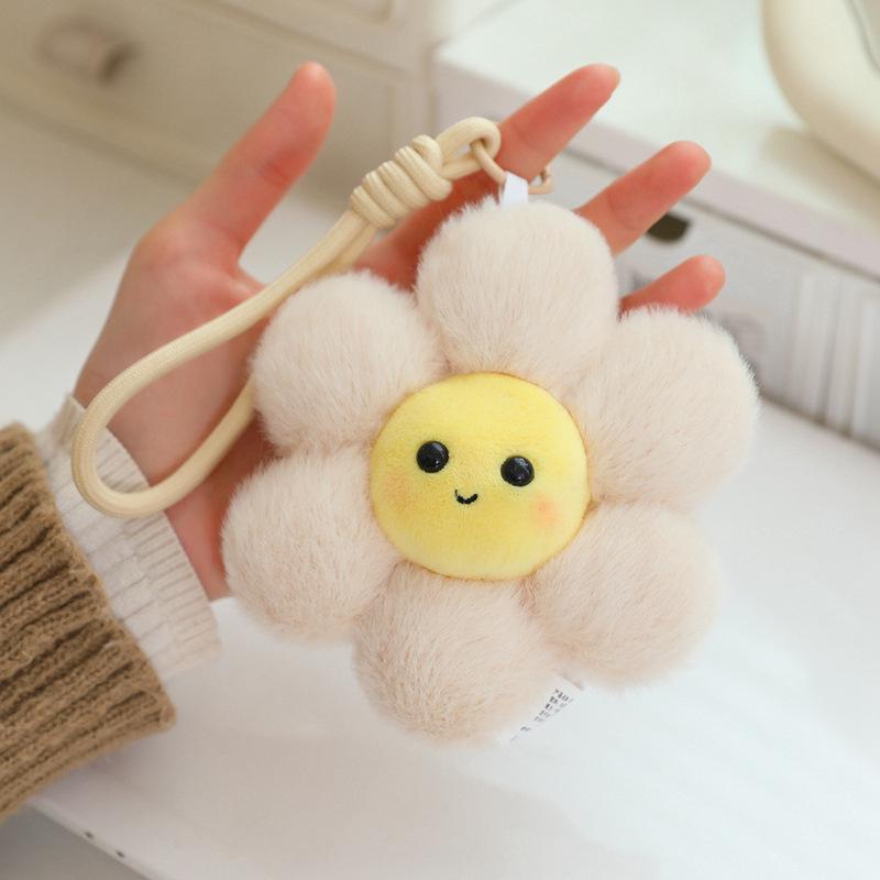 New Cute Gummy Flower Sunflower Pendant - Sweet Portable Style Women's Bag Charm
