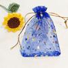 25/50/100pz Sacchetto Regalo Organza Luna Stella Multicolore Sacchetti per Gioielli Regali per Festa di Matrimonio Sacchetto per Caramelle Imballaggio Gioielli All'ingrosso