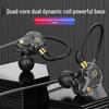 S61Type-C Quad-Core Dual Dynamic Wired Over-Ear Earphones with Digital Chip