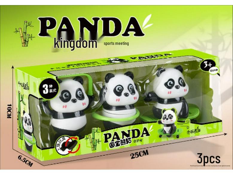 Hula Hoop Panda Wind-up Toy - Children's Birthday Gift Series