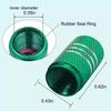 4Pcs Car Tire Valve Stems Cap Knurling Style Tire Valve Cap Aluminum Tire Wheel Stem Air Valve Cap car Universal accessories