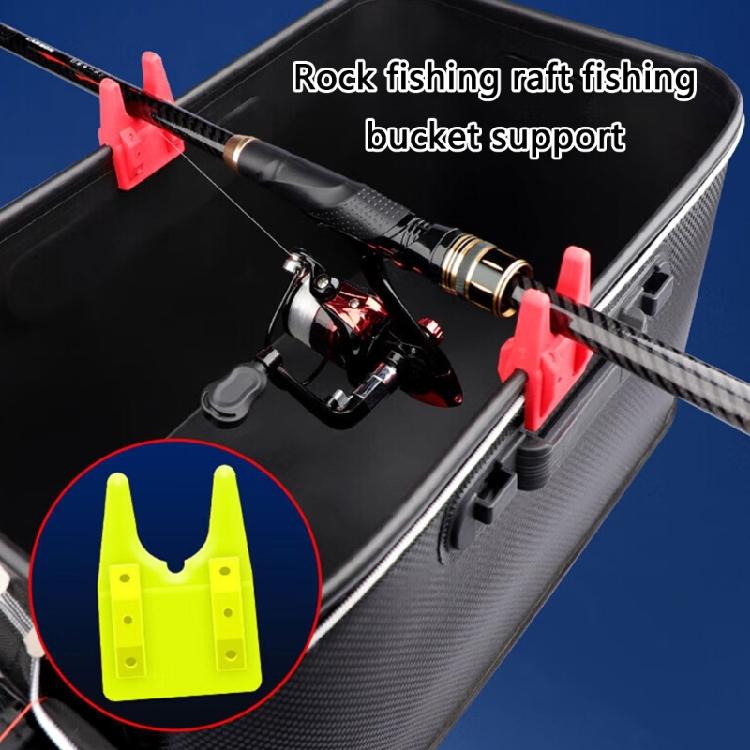 Nonslip Bucket Fishing Rod Holder Light Weight Outdoor Fishing Rod Stand for Rafting and Pier Fishing