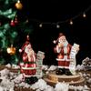 New Santa Christmas Pendant Home Desktop Christmas Tree Decoration Hanging Gift Resin Ornament
