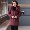 SNOWFLYING Women's Winter Down Jacket with Fox Fur Collar