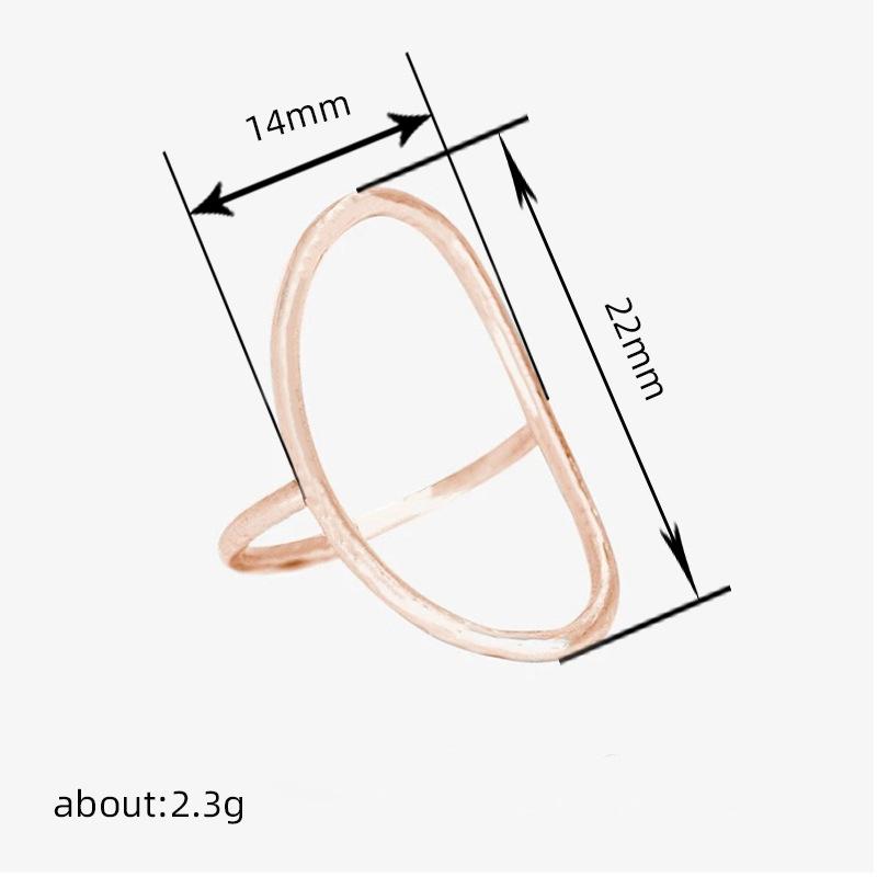 Classic Simple And Minimalist Ring, Daily Matching Geometric Ring, Personalized Fashion Neutral Daily Accessories