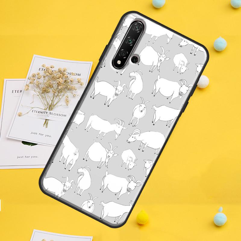 Goats For Huawei Nova 12i 7i 8i 11i 12s 9 10 SE Y91 Y90 Y60 Y70 Y72 Y61 P30 P40 Lite P60 Pro Case