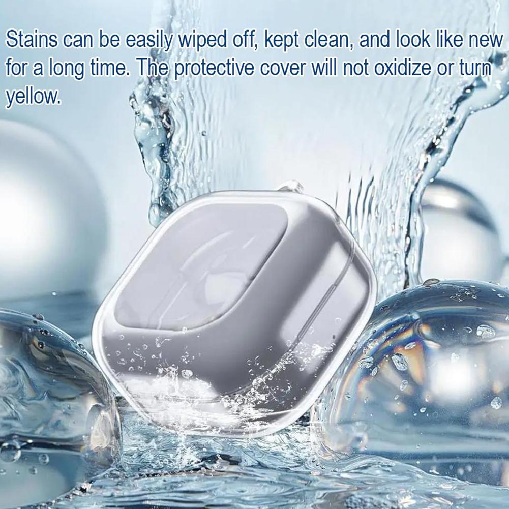Anti-drop Earphone Case For Samsung Buds 4 /4 Pro Transparent TPU Anti-scratch Headphone Cover Simple Earphone Shell