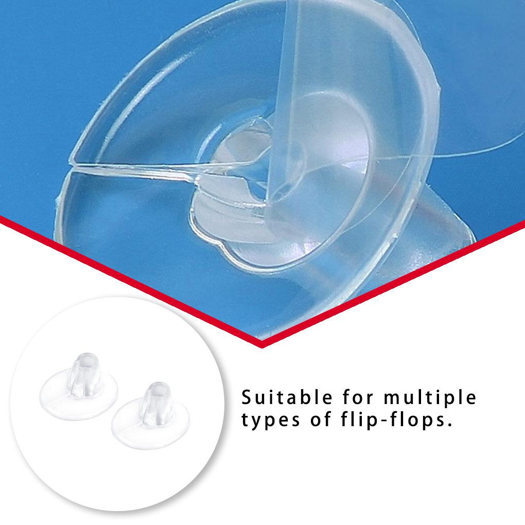 1 Pair Transparent Gel Shoes Foot Pads Anti-skid Wear Resistant Slippers Cushion Shoe-pad Footwear Comfortable Insole