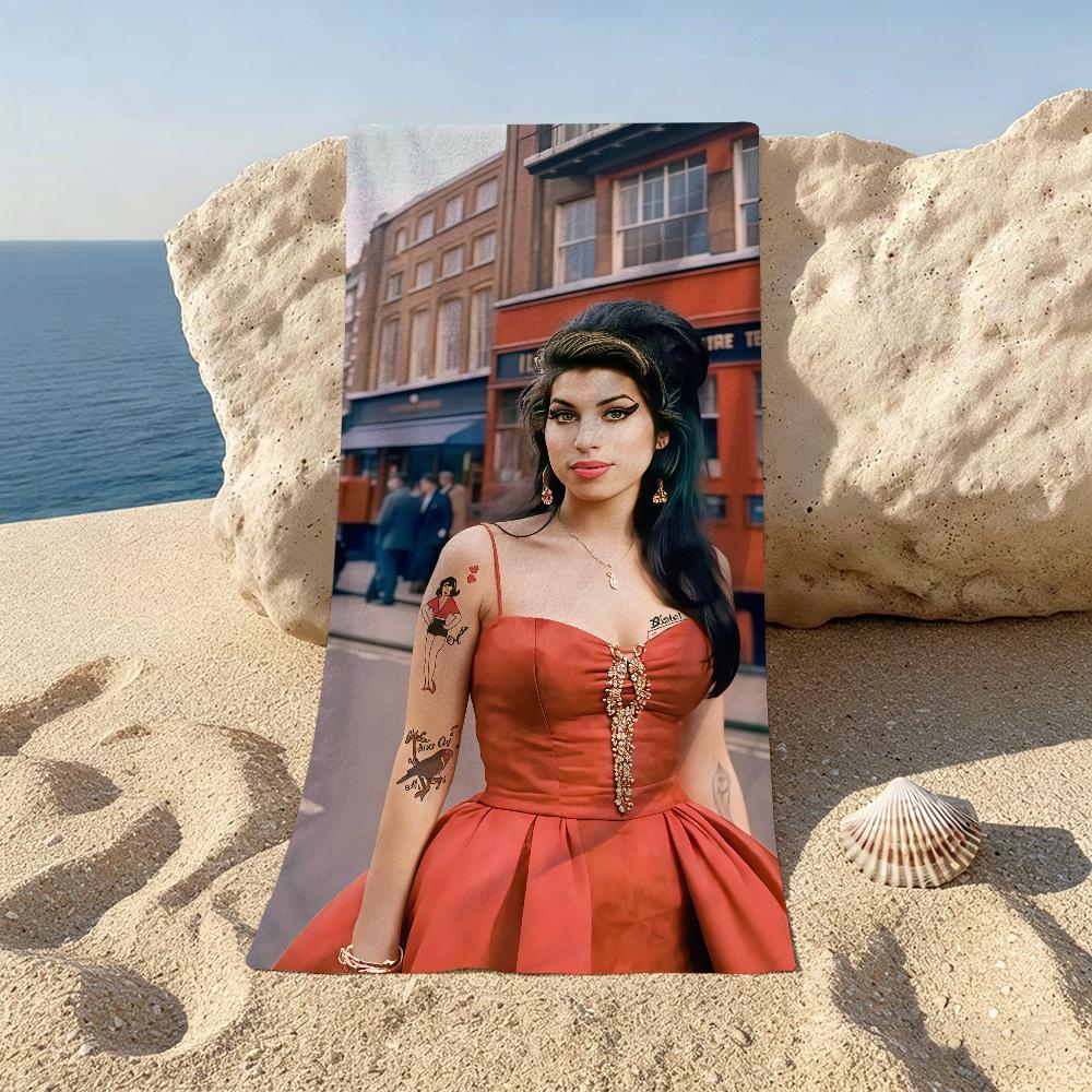 Famous Music Singer Amy W-winehouse Towel For Beaches Yoga Studios Gyms Hot Springs Swimming Pools And Picnics