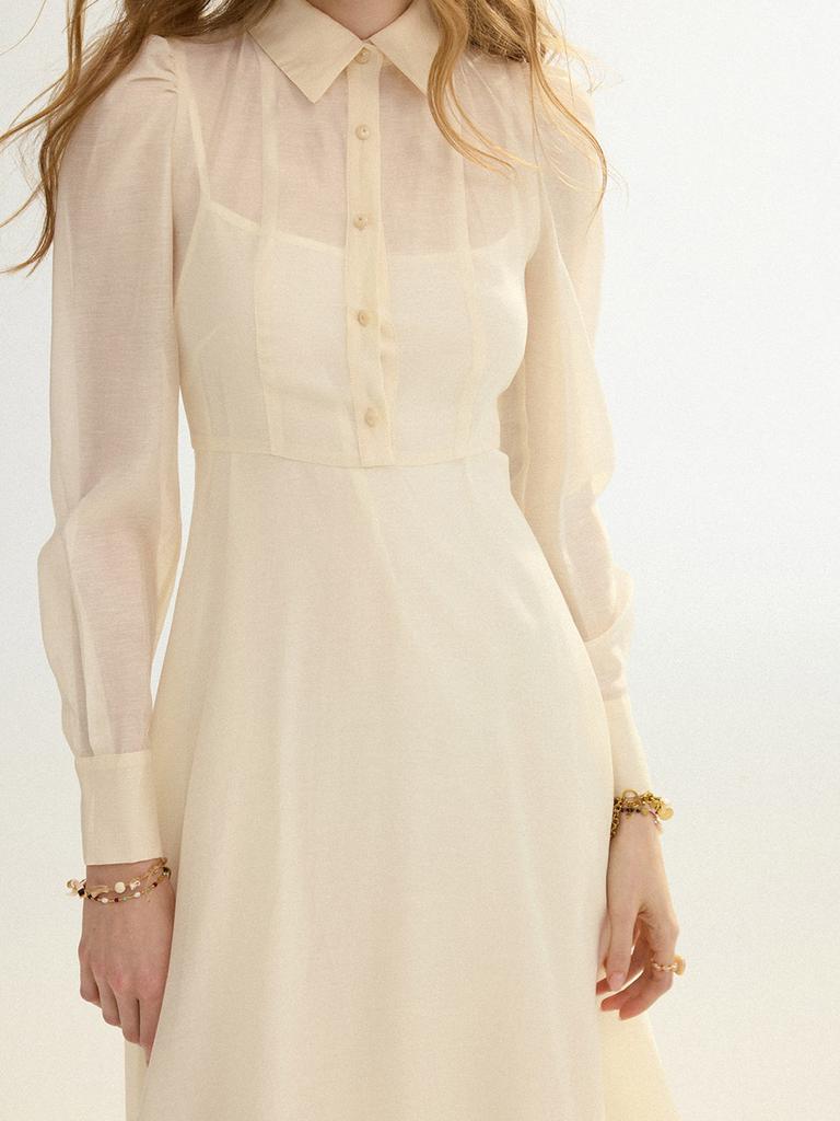 Sinseuden Celine Sheer Dress Set