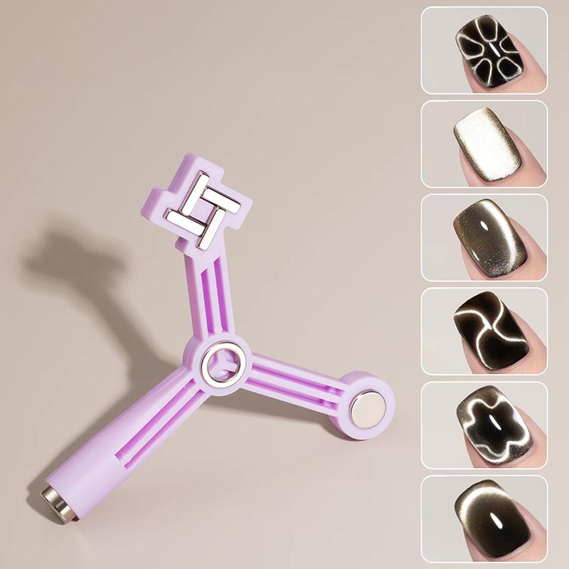4 In 1 Multifunctional Five-Pointed Star Cat Eye Nail Art Magnetic Stick Suitable For Uv/Led Gel Nail Polish Magnet Strong