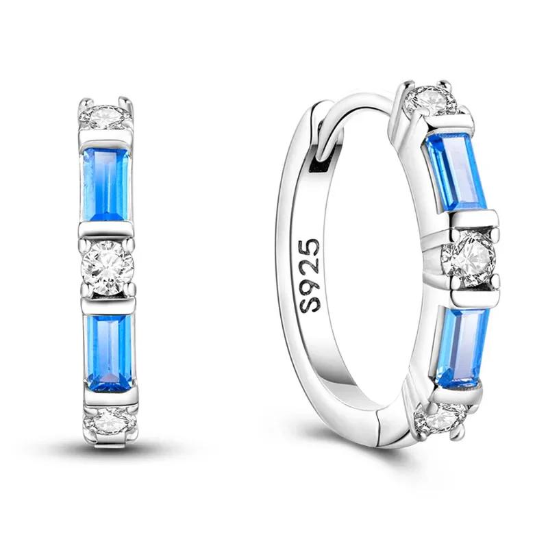 Shining Blue Zircon Owl Earrings Copper Evil Eyes Earrings For Women Wedding Engagement Planet Moon Star Zirconia Jewelry