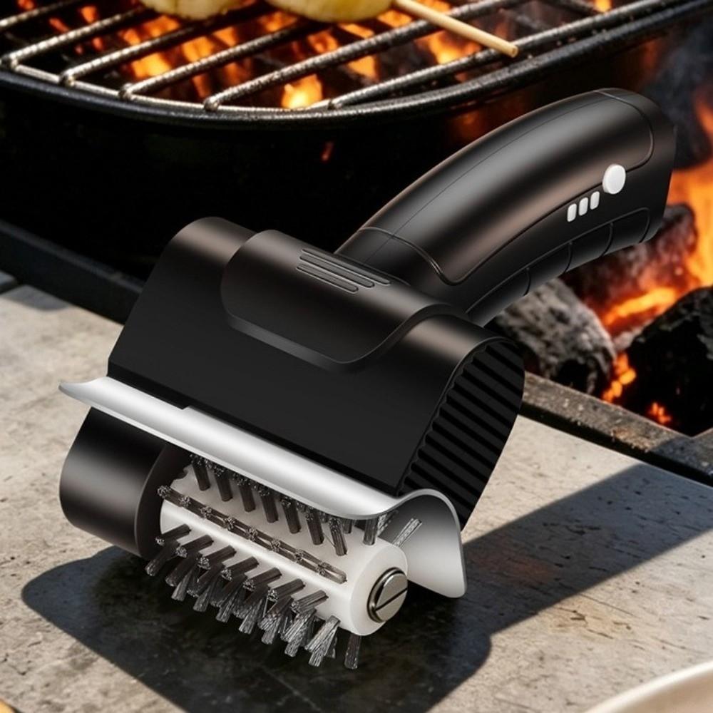 Detachable BBQ Cleaning Brush Efficient Barbecue Cleaner Tools Electric Grill Brush Camping