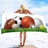 Basketball Large Beach Towel,Soft and Quick Dry Oversized Bath Soft Microfiber for Sports Girls Teens Adults Men