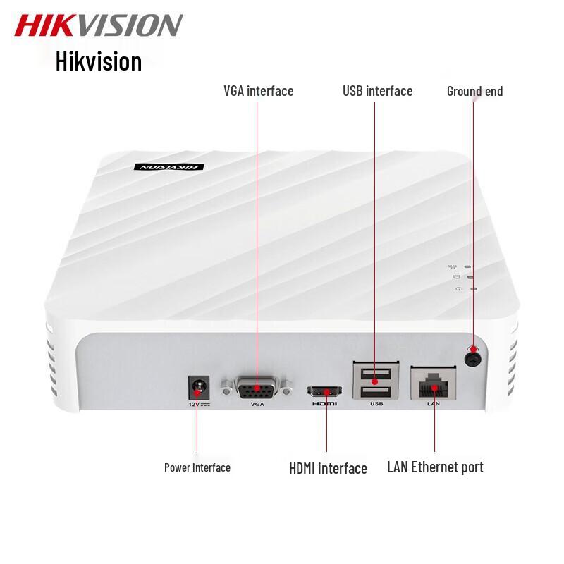 

Hikvision DS-7104N-F1 4-Channel 1-Bay Network DVR