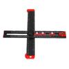 4 in 1 Drilling Position Ruler Metric T Square Multi Angle Measuring Tool  Drawer Door Installation
