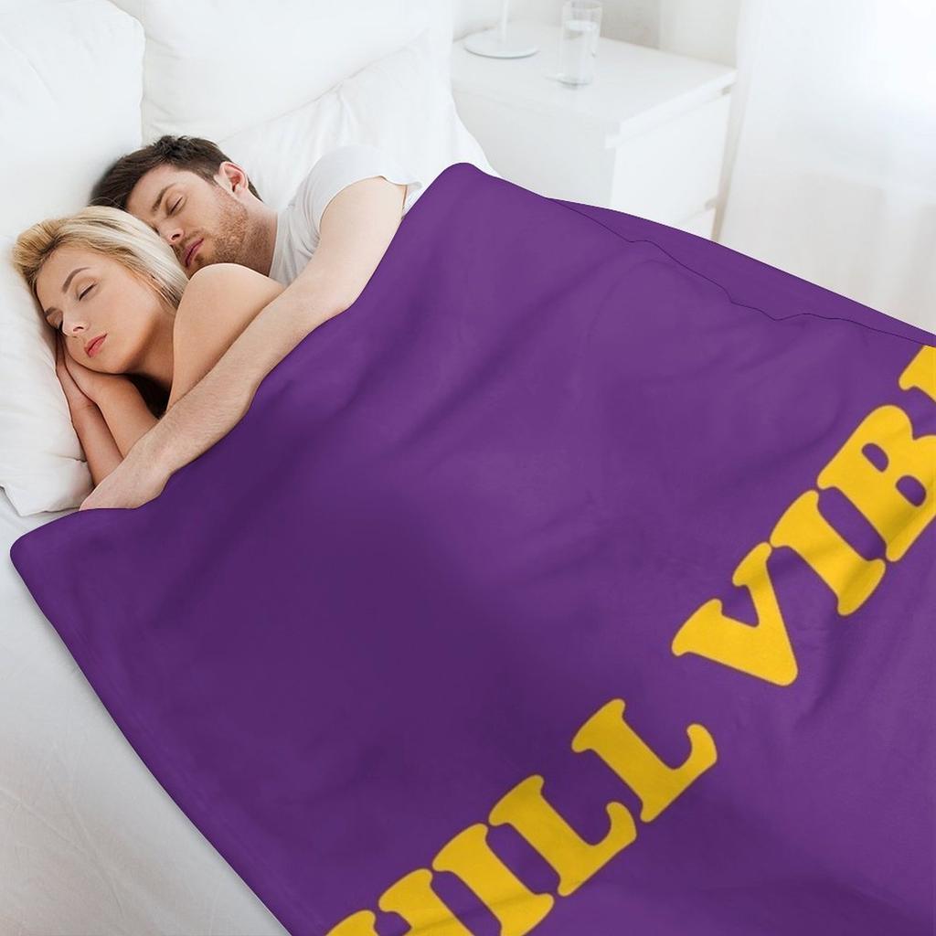 Chill Vibes Throw Blanket warm winter Soft Beds Furrys Designers Blankets