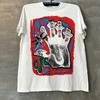 2026 The Cure Treat Unisex Band Abstrakt Handgezeichneter Stil Kurzärmeliges Reines Baumwoll-T-Shirt Bequem Atmungsaktiv Hochwertig