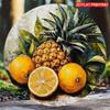 Retro Metal Pineapple Wall Sign Vintage Tin Poster for Living Room Garden Home Decor Pin Up Logo