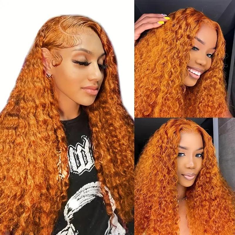 African hot selling small coiled tube long curly wig fashionable lace front small curly wig