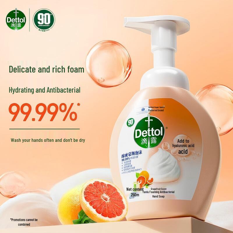 

Dettol Grapefruit Foam Hand Wash