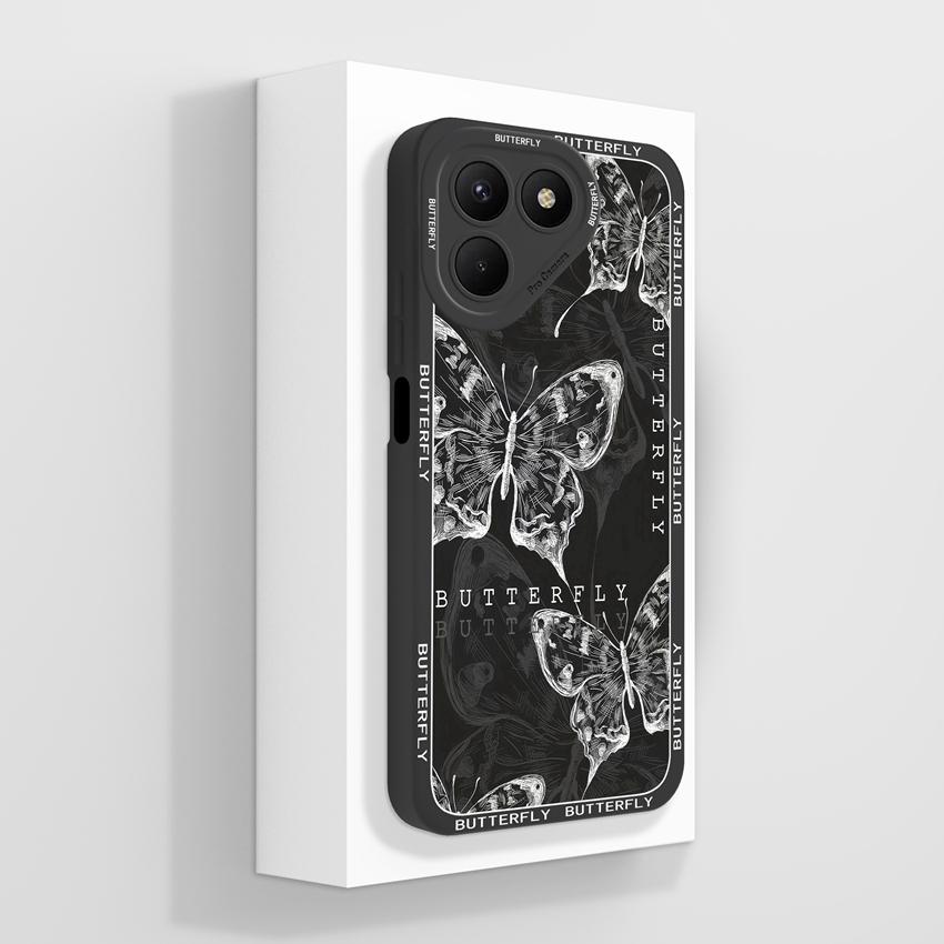 

Для Tecno Pova 7 Pro Ultra Neo Camon 40 Premier Spark 30 40 40C Чехлы для телефонов Красивый узор с цветами Мягкий силиконовый Нескользящий чехол Для корпуса Tecno Tecno Pova 7 Neo