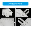 Steel Welding Gauge Weld Inspection Tool for Accurate Weld Inspection & Measurement of Fillet Throat & Bevel Angles