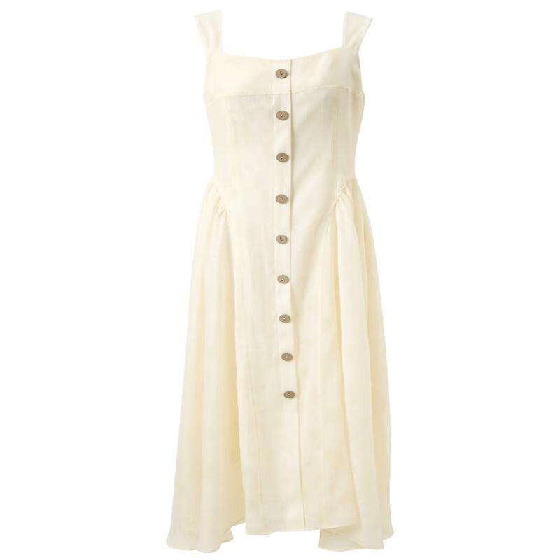 Sancai 2025 Summer French Style A-line Sleeveless Long Dress