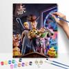 Disney oil painting Toy Story characters art handmade diy painting home decoration gift