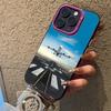 Cool aircraft runway take-off Phone case iPhone 15 Pro Max 11 12 13 16 14 Plus Silicone Shockproof Case Lens protector shell