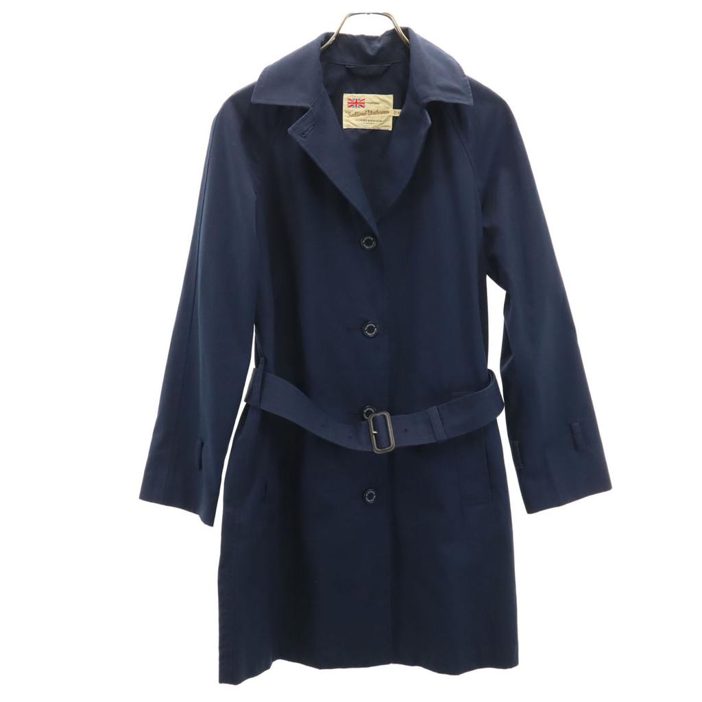 Traditional Weatherwear Spring Coat 34 Navy With Belt Women Used