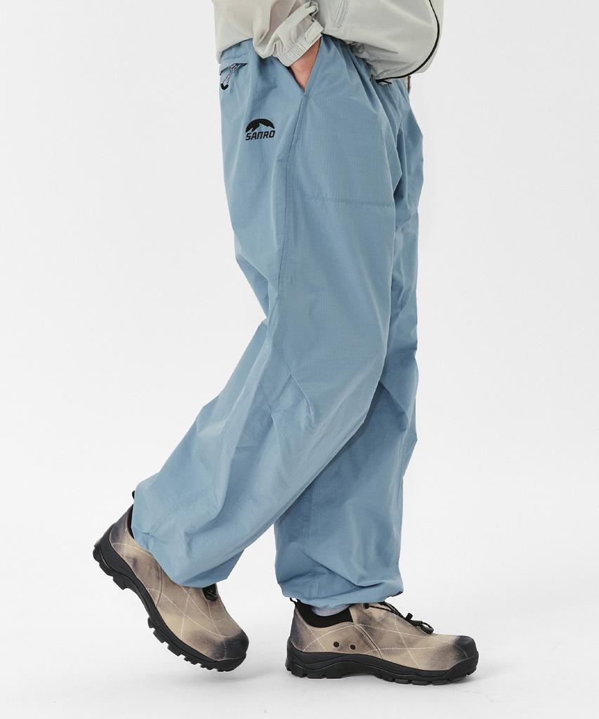 Sanlo [Unisex] Wide String Hiking Pants - Sky Blue