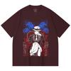 230 Gsm 100% Cotton Demon Slayer V38 Muzan Print Unisex Heavy Cotton T Shirt