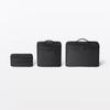 MUJI Recycled Nylon Makeup Box, Black, Large, Approx. 36 x 165 x 23 cm, 76811930
